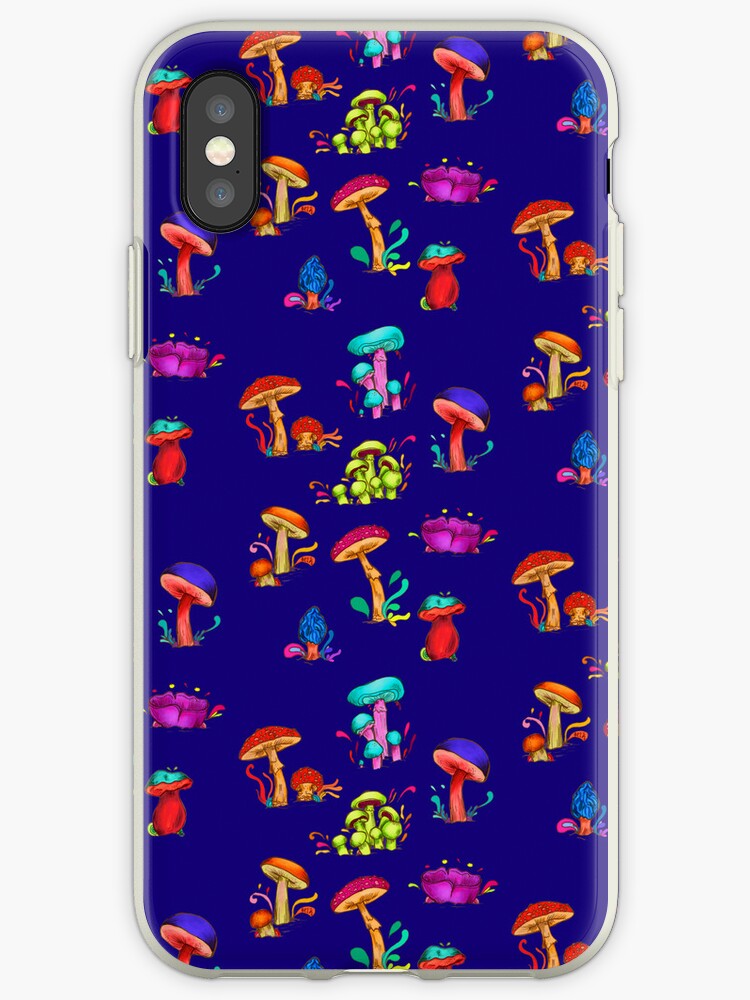 Thumbnail 1 of 5, iPhone Case, Mushroom cluster designed and sold by Selket Yhay.