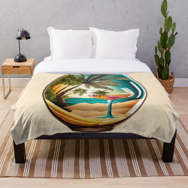 Item preview, Cóctel Tropical, Paraíso y Palmeras designed and sold by ImageVortex.