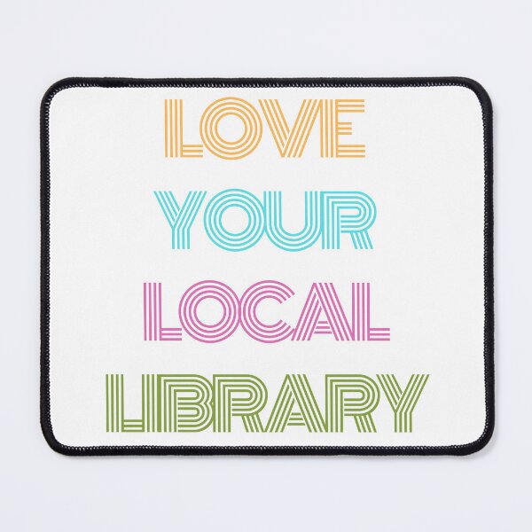 Item preview, Retro Love Your Local Library designed and sold by TheEarthyElf.