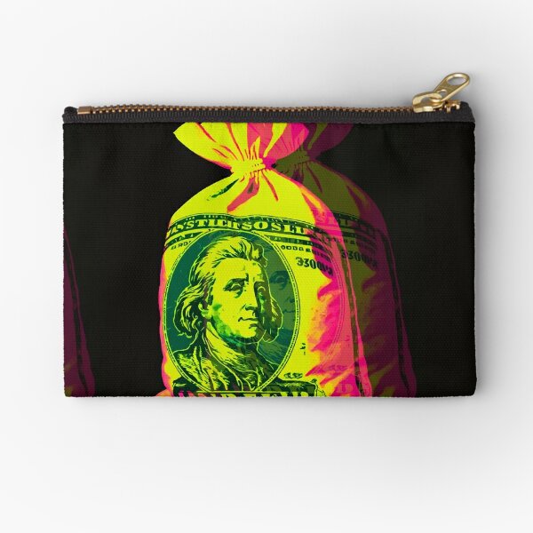 Electric Hustle Money Bag Zipper Pouch