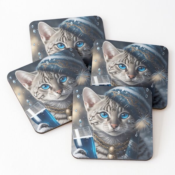 Item preview, Bengal Cat Winter Wonderland designed and sold by Nocturne  Paws.