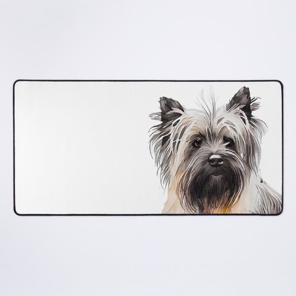 Artikelvorschau, Watercolor Painting of Skye Terrier Small Dog Breed entworfen und verkauft von Nalaxation.
