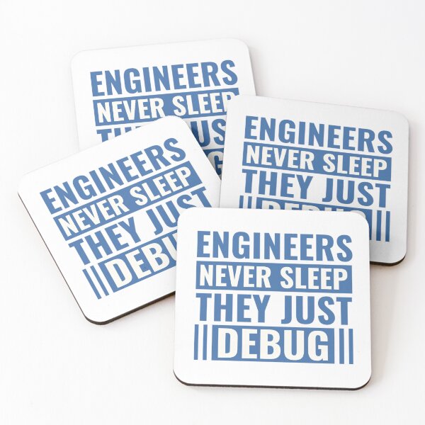 Item preview, Engineers Never Sleeps They Just Debug designed and sold by chetan786.