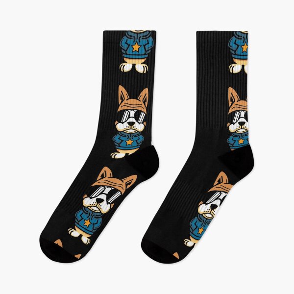 Item preview, Gangster Dog with Glasses designed and sold by mkzmerch.