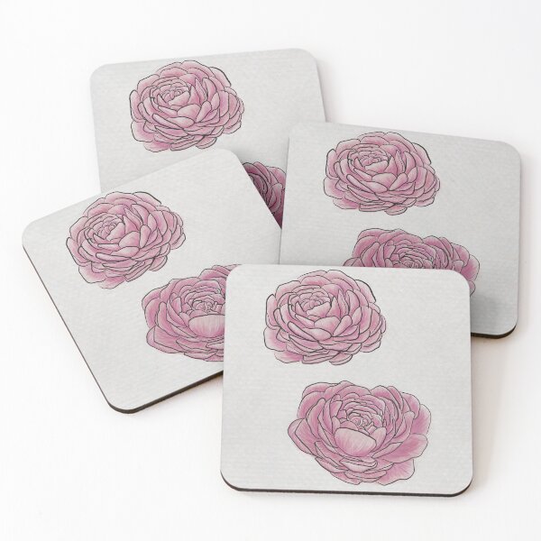Item preview, Pink peonies designed and sold by Lune Noire Designs.
