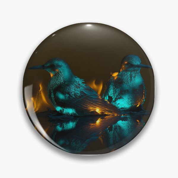 Item preview, Bioluminescent Birds designed and sold by Solace Sparkles.