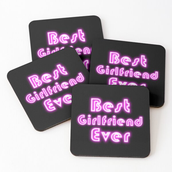 Item preview, Best Girlfriend Ever - Neon Style designed and sold by ImgByLili.