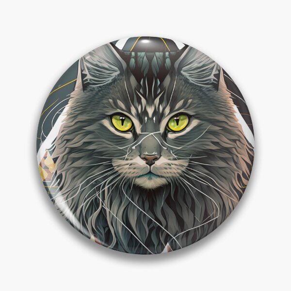 Item preview, Leo The Mystical Cat designed and sold by VintageVirtual.