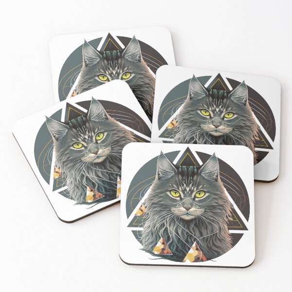 Item preview, Leo The Mystical Cat designed and sold by VintageVirtual.