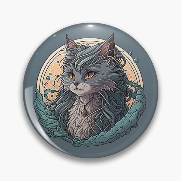 Item preview, Freya, Majestic Cat designed and sold by VintageVirtual.
