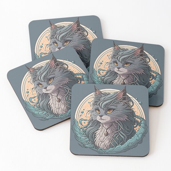 Item preview, Freya, Majestic Cat designed and sold by VintageVirtual.