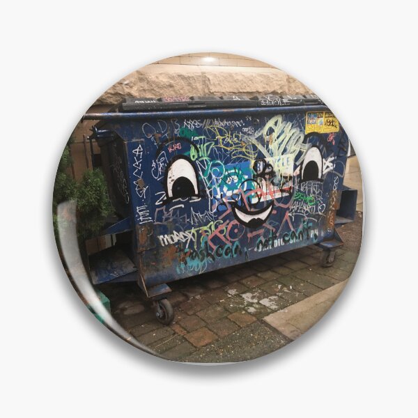 Item preview, art trash garbage dumpster recyled reuse talktrash : ) designed and sold by aimforpeace.