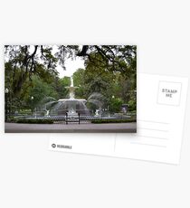 Savannah, Georgia -"GEM of the SOUTH"... Famous Forsyth Park Fountain Postcards