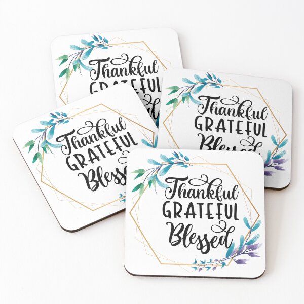 Item preview, Thankful, Grateful and Blessed designed and sold by GreatThouART.