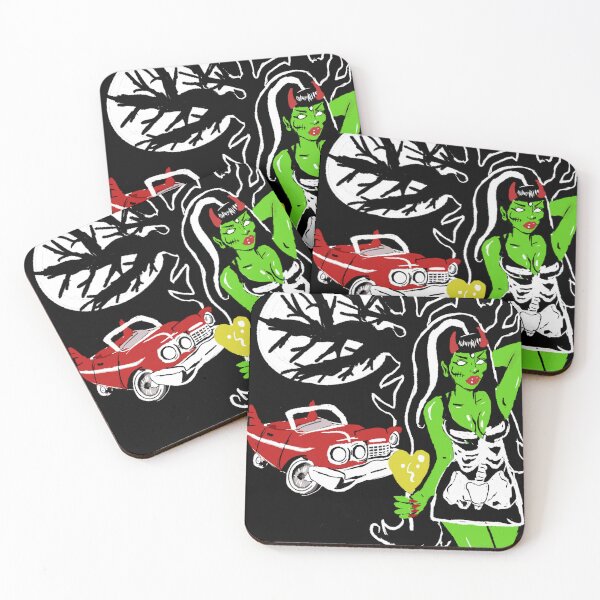Item preview, Hot Rod Zombie Pinup, Psychobilly, Rockabilly, Gothabilly, Punk designed and sold by lunaelizabeth.
