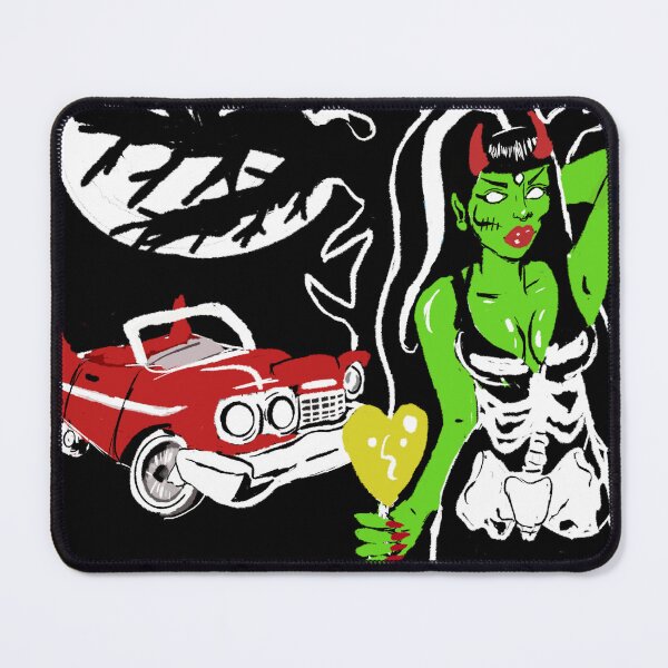 Item preview, Hot Rod Zombie Pinup, Psychobilly, Rockabilly, Gothabilly, Punk designed and sold by lunaelizabeth.