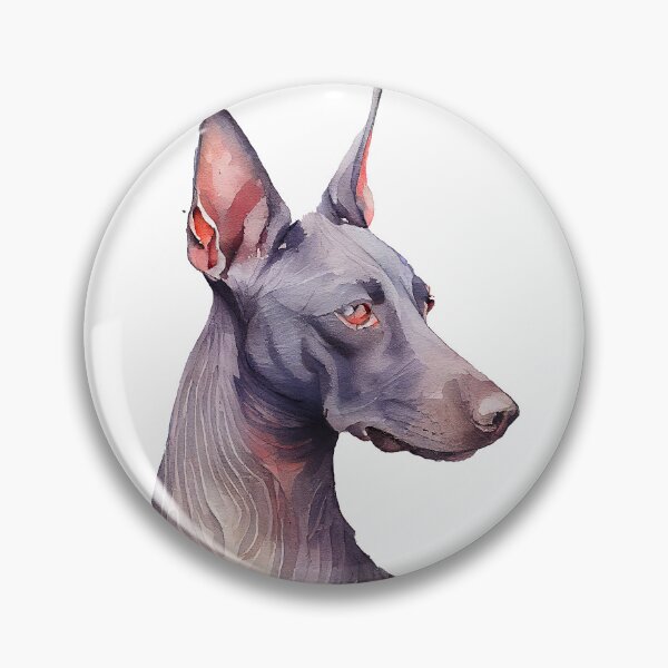 Artikelvorschau, Watercolor Painting of Xoloitzcuintli Small Dog Breed entworfen und verkauft von Nalaxation.