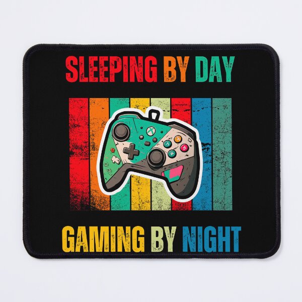 Item preview, Sleeping By Day Gaming By Night designed and sold by JOLI Design.