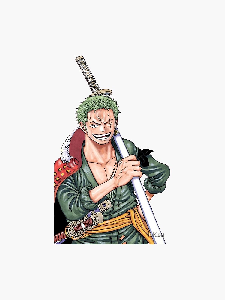 Roronoa Zoro Sticker for Sale by OnePieceStore28