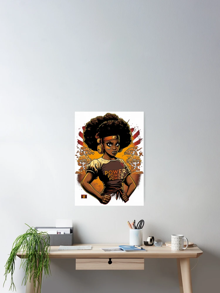 Imagen 2 de 3, Póster con la obra Poder, diseñada y vendida por DigBat.