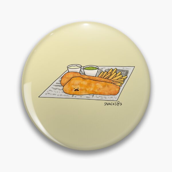 Item preview, Fish and Chips S@3 designed and sold by Snacks-At-3.