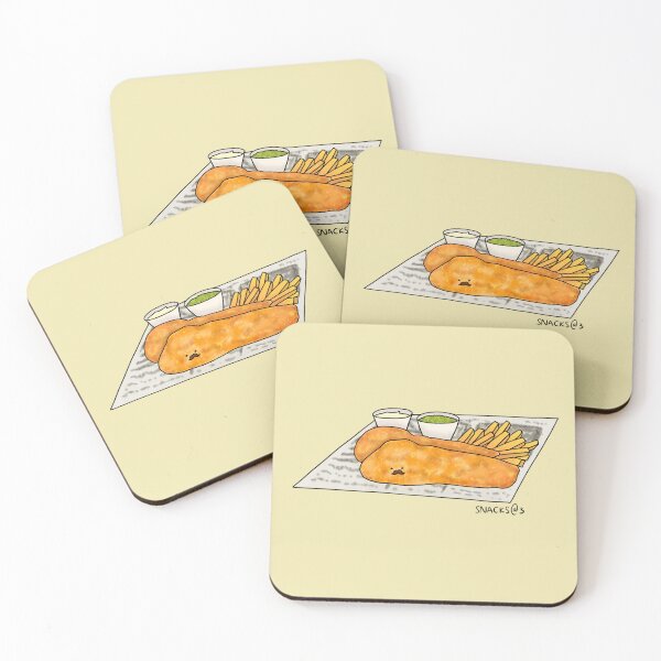 Item preview, Fish and Chips S@3 designed and sold by Snacks-At-3.