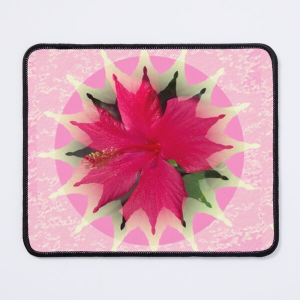 Item preview, Pink colors Abstract Hibiscus flower with lace by Iritof designed and sold by iritof.