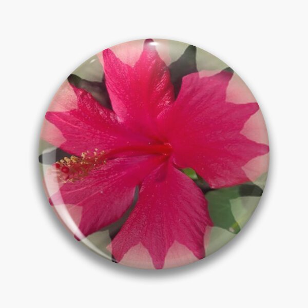 Item preview, Pink colors Abstract Hibiscus flower with lace by Iritof designed and sold by iritof.