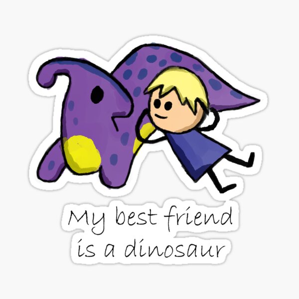 Illustration - Dinosaur 9 Sticker
