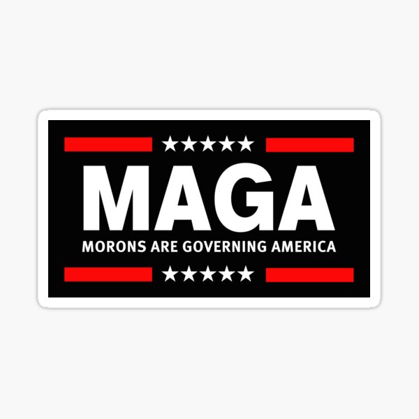 Item preview, Morons Are Governing America - acronym  designed and sold by Thelittlelord.