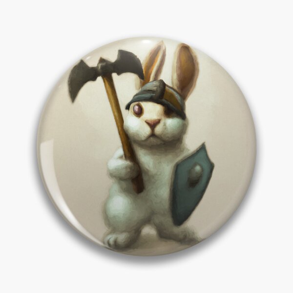 Item preview, Medieval Bunny: Baby Warrior designed and sold by ebrawne.