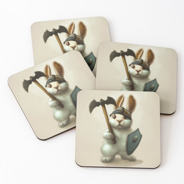 Item preview, Medieval Bunny: Baby Warrior designed and sold by ebrawne.