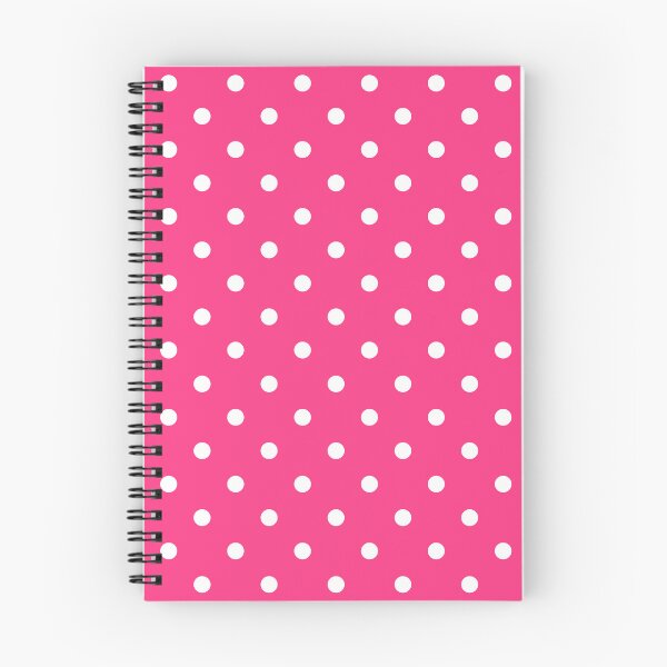 Item preview, White Polka Dots on Pink Background designed and sold by starrylite.