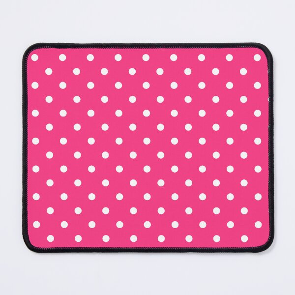 Item preview, White Polka Dots on Pink Background designed and sold by starrylite.