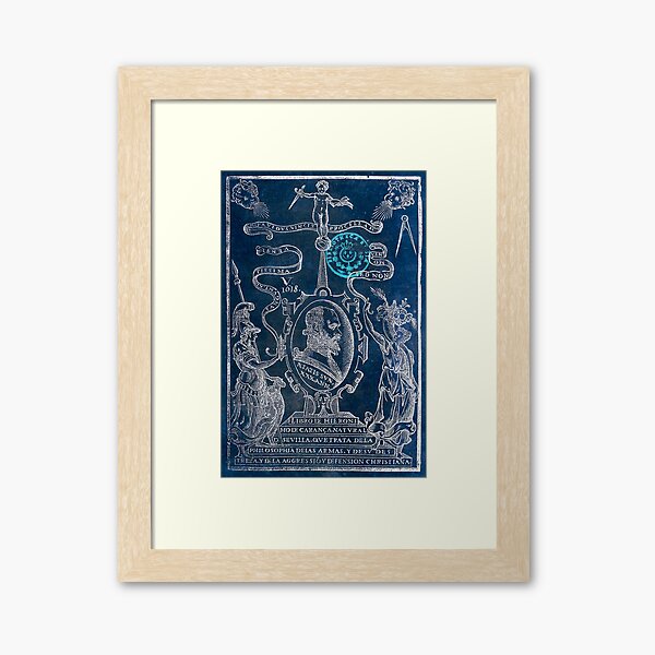El arte de la defensa y ofensa cristiana Framed Art Print