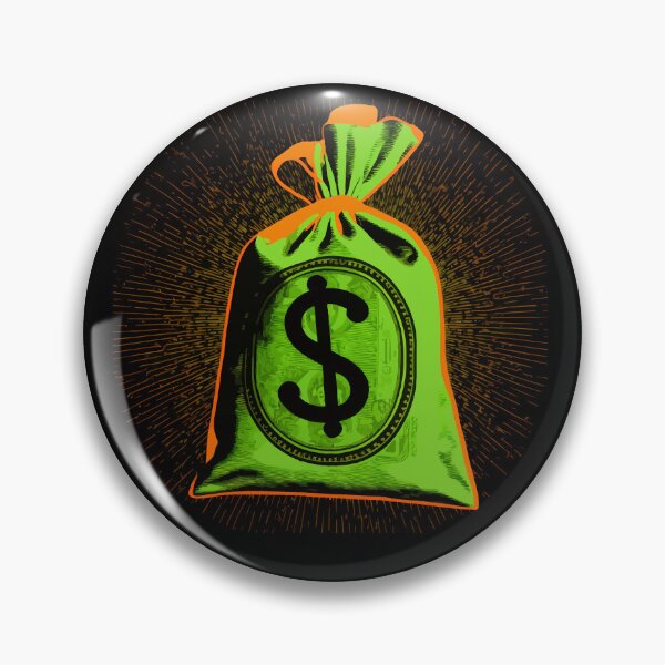 Item preview, Brand New Money Bag with Tangerine outline designed and sold by Tanis-Tweedale.