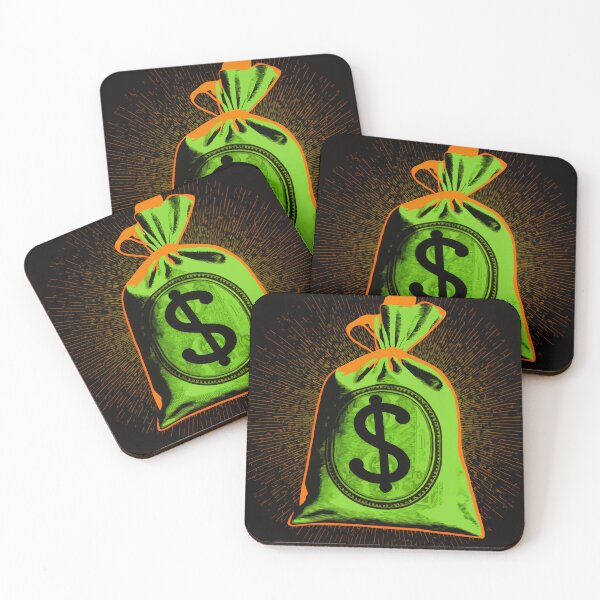Item preview, Brand New Money Bag with Tangerine outline designed and sold by Tanis-Tweedale.