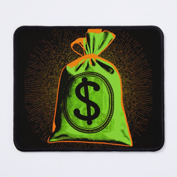 Item preview, Brand New Money Bag with Tangerine outline designed and sold by Tanis-Tweedale.