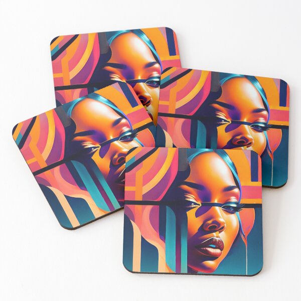 Item preview, Afro abstract modern art designed and sold by CyberArtsy.