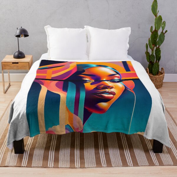 Item preview, Afro abstract modern art designed and sold by CyberArtsy.