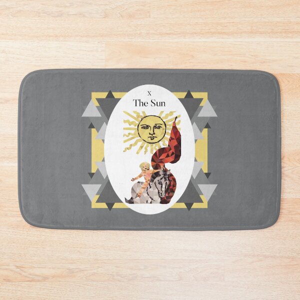 Item preview, Geometric Tarot Card The Sun designed and sold by felinedreams.