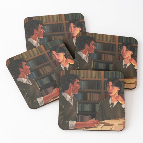 Item preview, Ramy and Robin at the Library designed and sold by mossillustra.