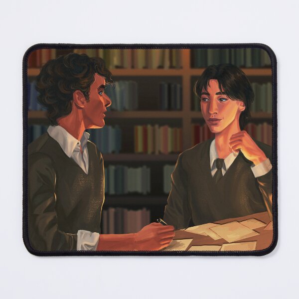 Item preview, Ramy and Robin at the Library designed and sold by mossillustra.