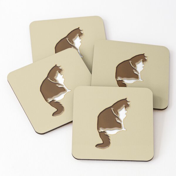 Item preview, Brown Kitty Cat designed and sold by EnamelStudio.