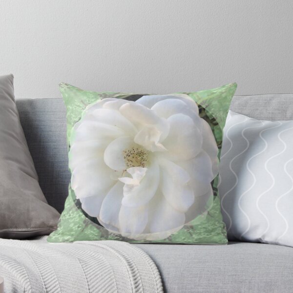 Item preview, Romantic White Rose with Lime lace by Iritof designed and sold by iritof.