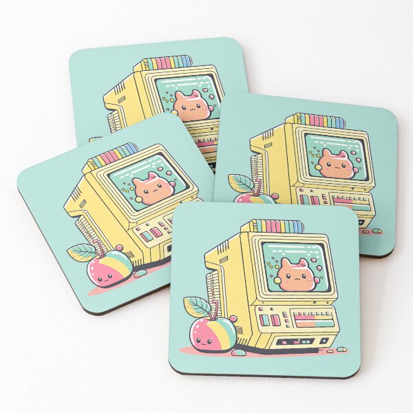 Item preview, AI Chat Bot Advance Geeky Cute Computer AI Technology Retro Rainbow designed and sold by ultra-cute.