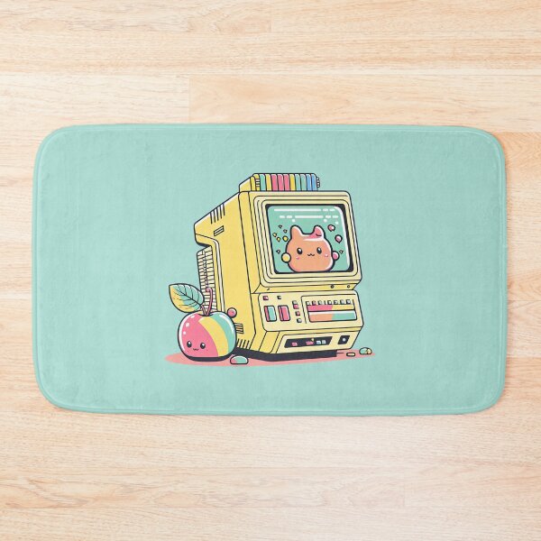Item preview, AI Chat Bot Advance Geeky Cute Computer AI Technology Retro Rainbow designed and sold by ultra-cute.