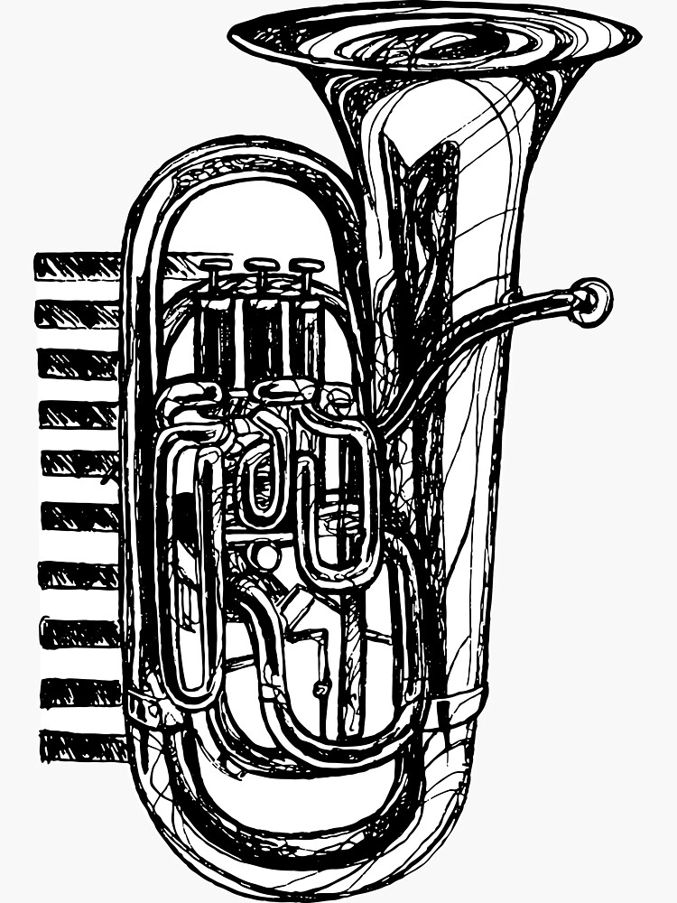 "Euphonium" Sticker for Sale by KSkov Redbubble