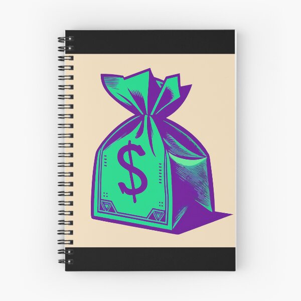 Item preview, Crisp Colors Green and Violet Money Bag designed and sold by Tanis-Tweedale.