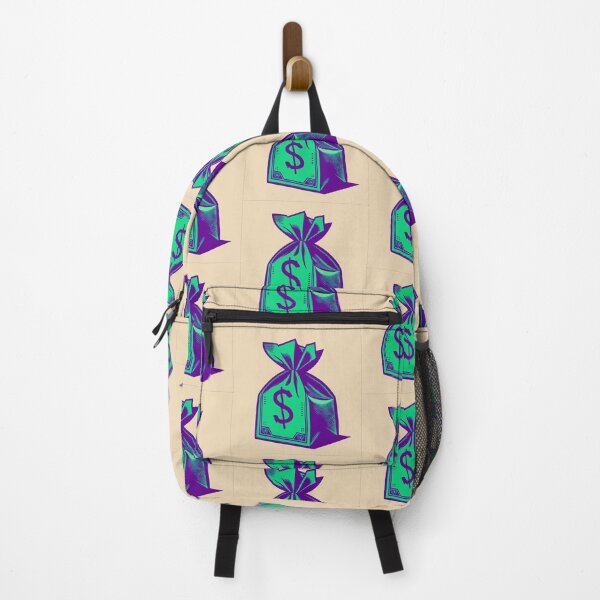 Item preview, Crisp Colors Green and Violet Money Bag designed and sold by Tanis-Tweedale.